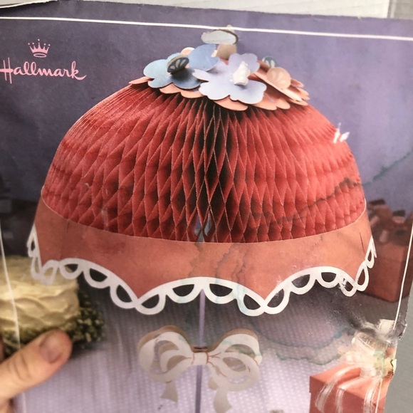 NOS Vtg Hallmark Pink Parasol - Picture 14 of 14